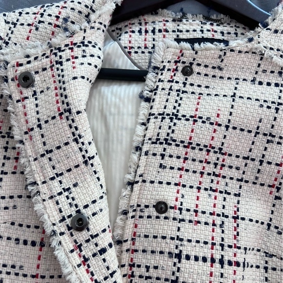 Banana Republic Women’s Tweed Blazer mod 60s Dress with bell sleeves size XS #17 - Picture 9 of 15